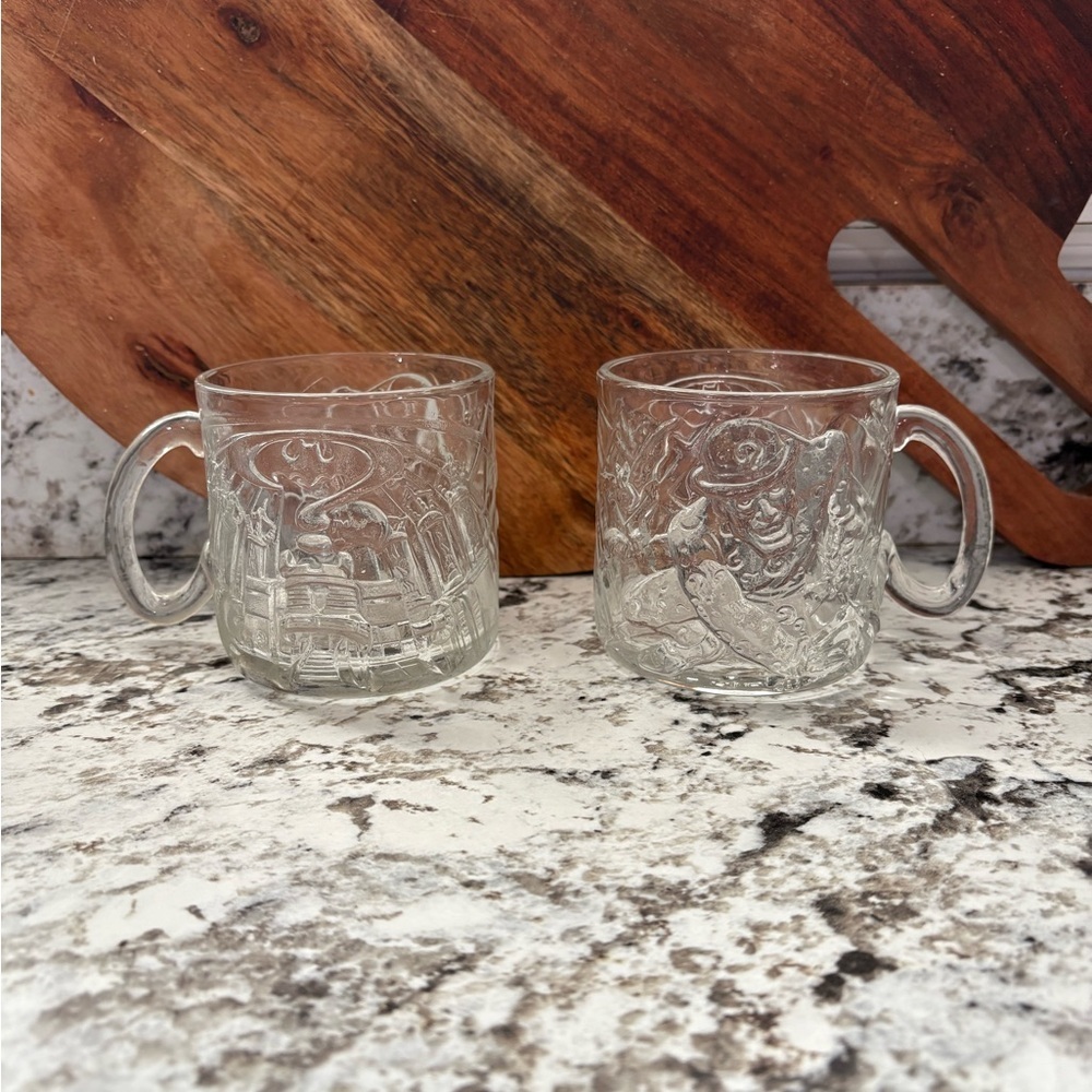 Vintage 1995 McDonald’s Batman Forever Glass Mugs – Riddler